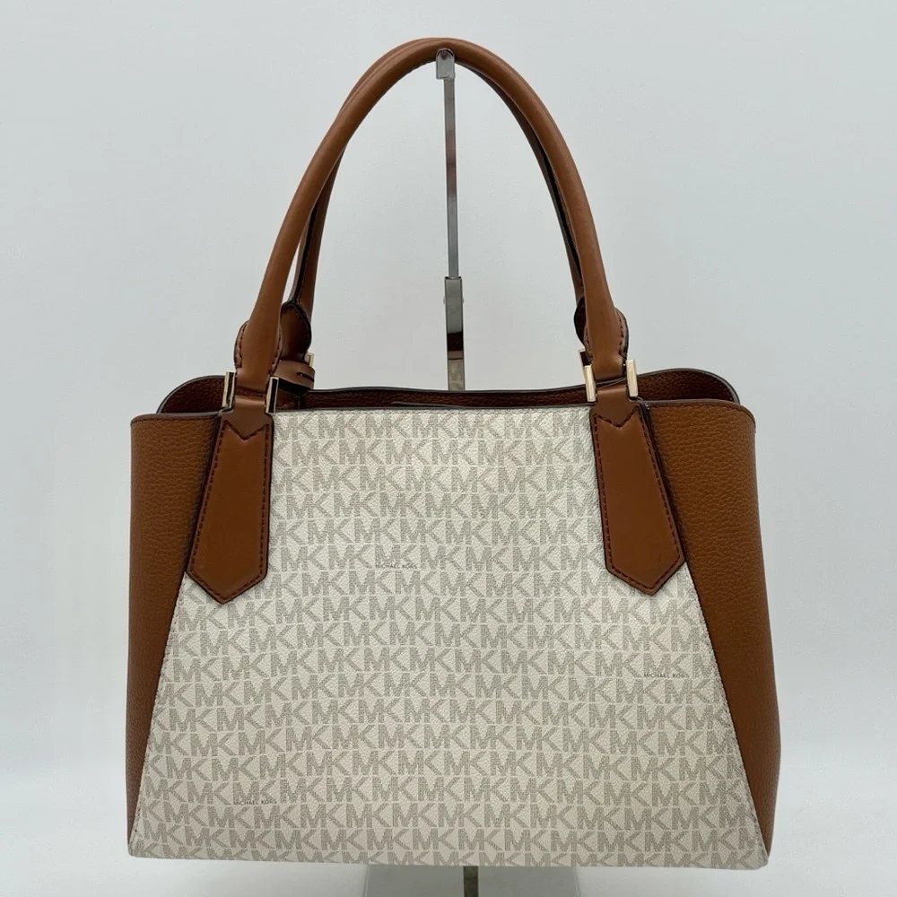 MICHAEL Michael Kors satchel pebbled